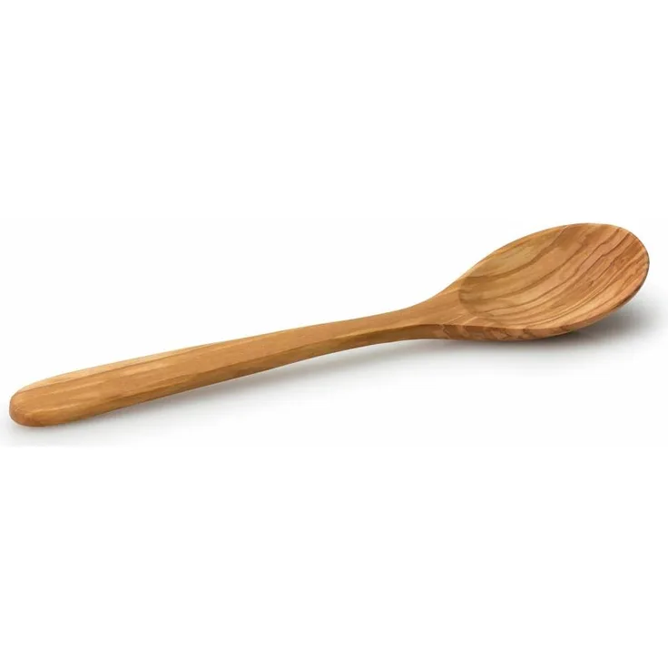 Continenta Löffel, Kochlöffel, Rührlöffel, Küchenhelfer, Kochzubehör, Olivenholz, L 35 cm, 4945