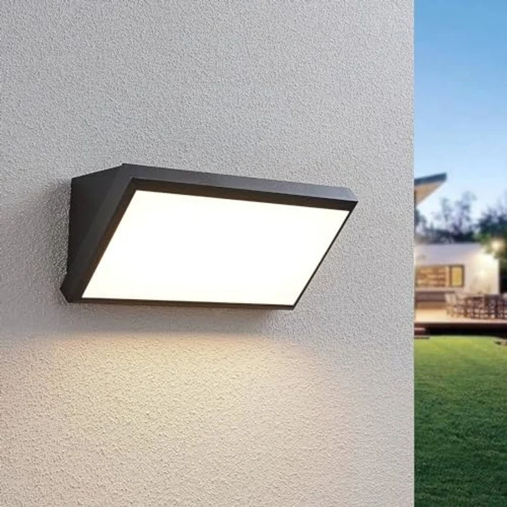 Lindby Außen-Wandleuchte Abby, 1x18 W LED, warmweiß – Bild 3