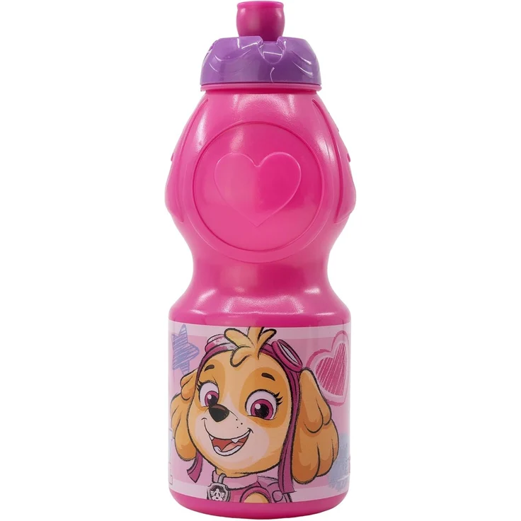 Ergonomische Sportflasche für Kinder 400 ml verschiedene Motive PawPatrol Girls
