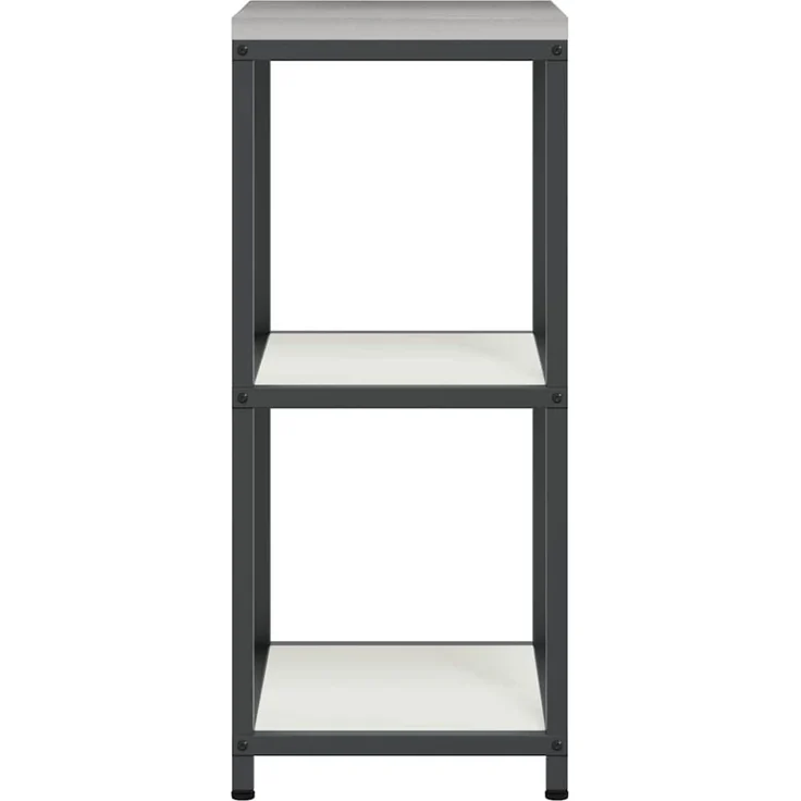 vidaXL Küchenaufbewahrung mit Regal Weiß 60 x 50 x 92 cm Stahl 874969 – Bild 6