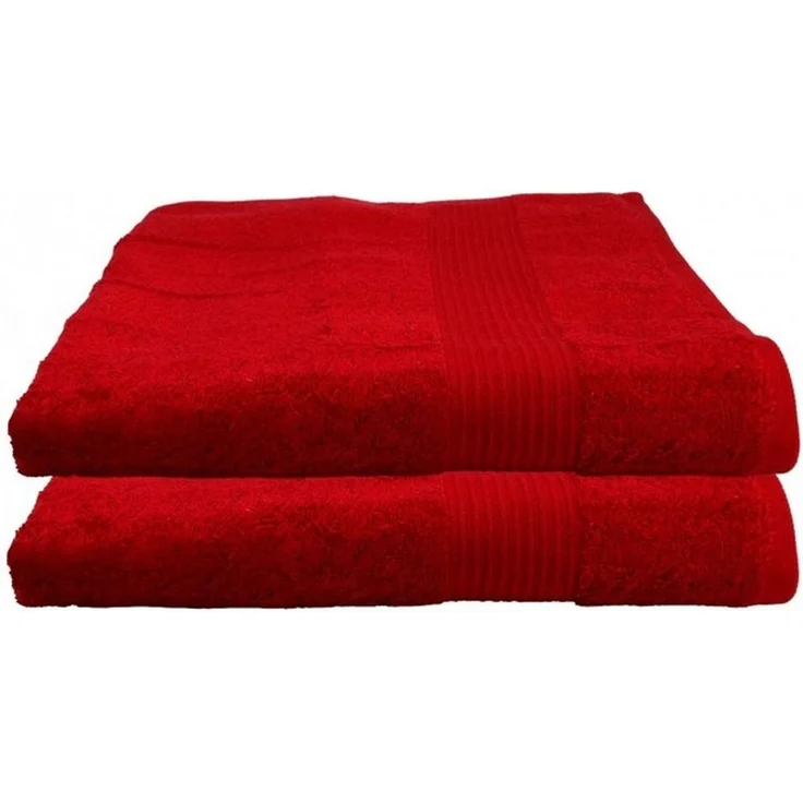 Julie Julsen Badetuch 2-Badetuch-Bordeaux-Badetuch 100 x 150 cm, Baumwolle (2-St) – Bild 1
