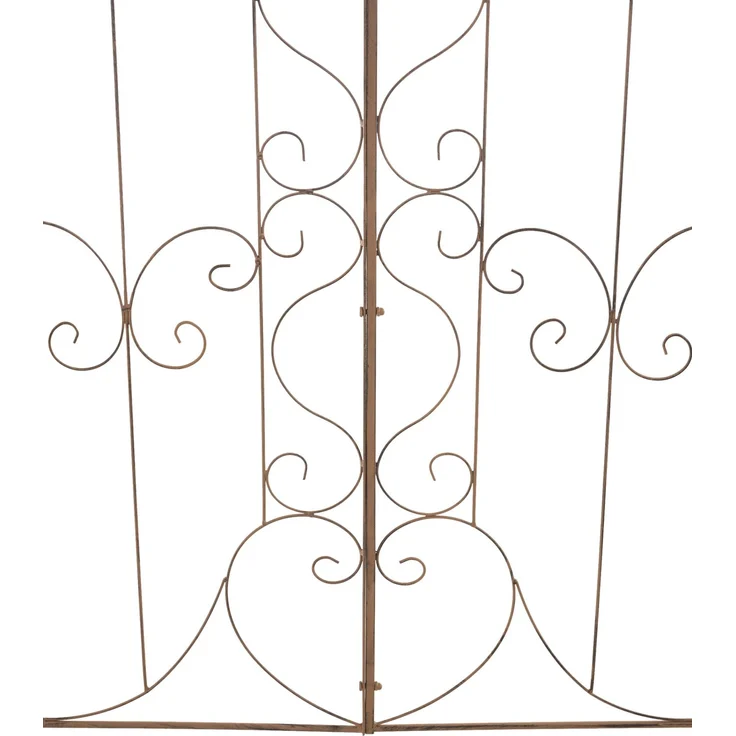 Rankgitter JORIS 2er Set - 99x1x133cm, Metall, Antik-Braun | Rankhilfe Kletterpflanzen Gartendekoration – Bild 7
