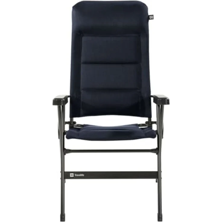 Travellife Campingstuhl Barletta Comfort Verstellbar L Blau – Bild 3