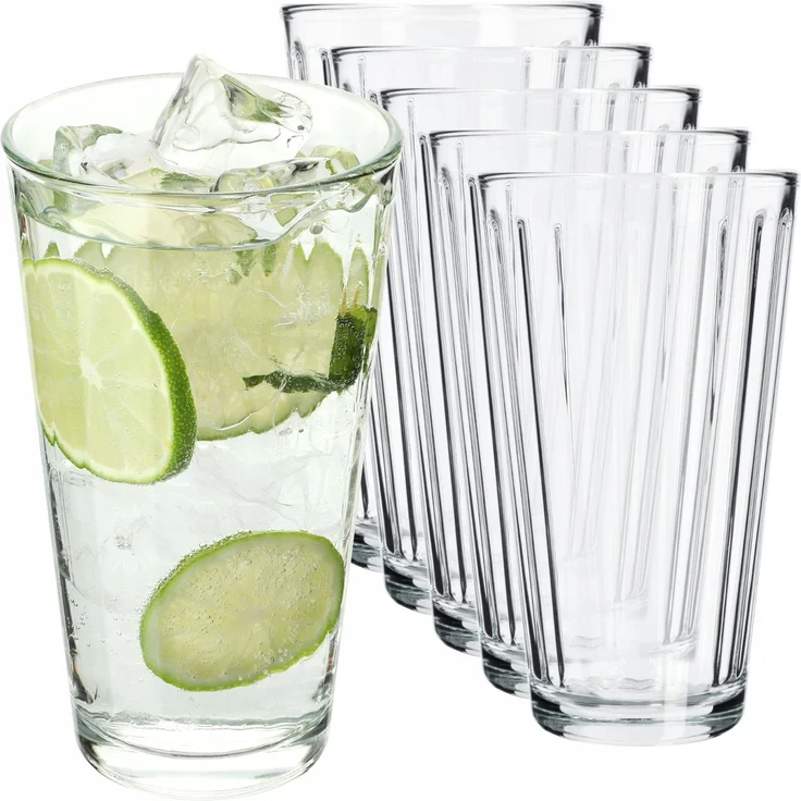 KADAX Gläser 360 ml Set mit 6 Gläsern für Getränke – Bild 1