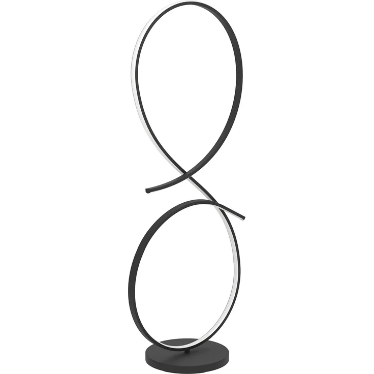 Eglo LED Stehleuchte Serpins schwarz 107 x 42,5 x 25 cm