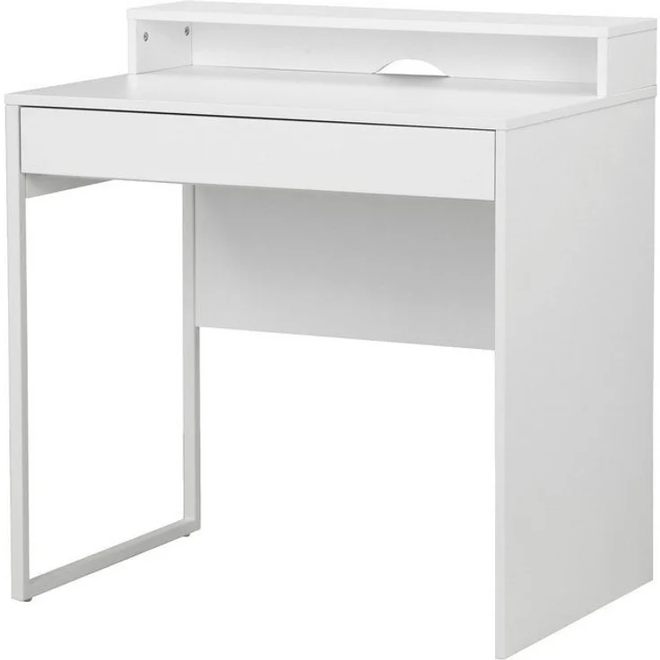 OTTO home Schreibtisch Moid, Computertisch in modernem Design, Breite 80 cm, mit Schublade, Kabeldurchlass & Metallkufe – Bild 4