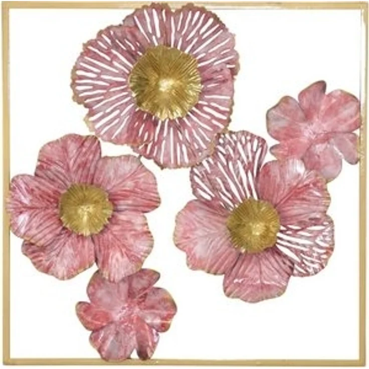 Florales Metallbild "Ronja" 50x50 cm – Bild 4