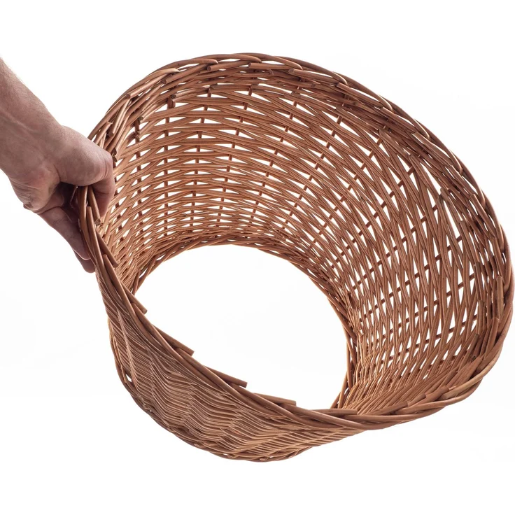 KADAX Naturgeflechtabdeckung Aliano 46,5 cm für Weihnachtsbaumständer – Bild 3