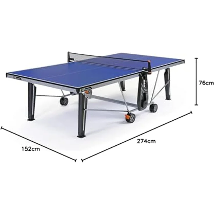 Cornilleau Indoor Tischtennisplatte Sport 500, COMPACT TECHNOLOGY, blendfreie MATTOP-Beschichtung, stabiler Rahmen, integrierte Ballablage, DSI-Verriegelungsmechanismus – Bild 11