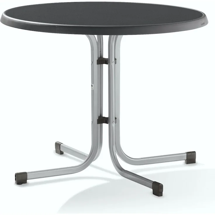 Sieger Boulevard-Klapptisch Boulevard-Klapptisch klappbar, Stahl Graphit 86 x 72 x 86 cm