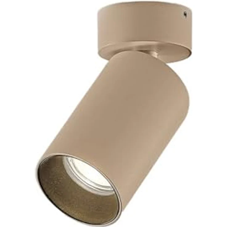 Arcchio Strahler Brinja, Modern Deckenlampe aus braunem Aluminium, 1-flammig, GU10, Flurleuchte – Bild 1