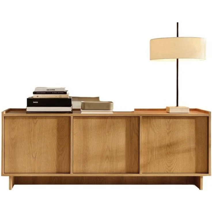 Compleo TV-Schrank 147 cm breit, Japandi design KELLOS, Lowboard eiche – Bild 4