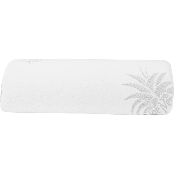 Nackenrolle ( 42x20cm ), Nackenkissen mit Memory-Effekt, abnehmbarer Bezug, Aloe Vera veredelt, Gesundheitskissen – Bild 7