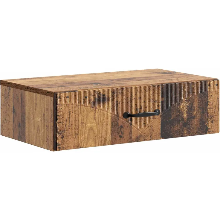vidaXL Wandmontierter Beistelltisch Altholz 59 x 34,5 x 17 cm 899003