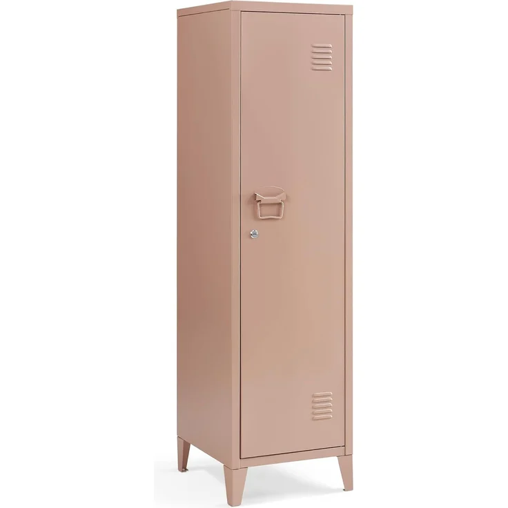 Einzelspind Kurikka 137x38x38 cm Hellbraun [en. casa] – Bild 6