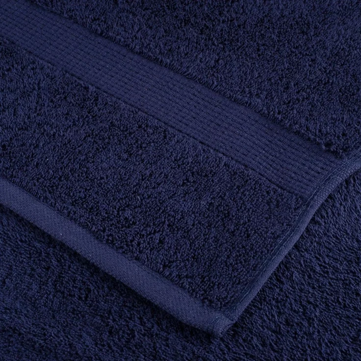 vidaXL Premium Handtücher SOLUND 2 Stk. Marineblau 100x200 cm 600 g/m² 137269 – Bild 6