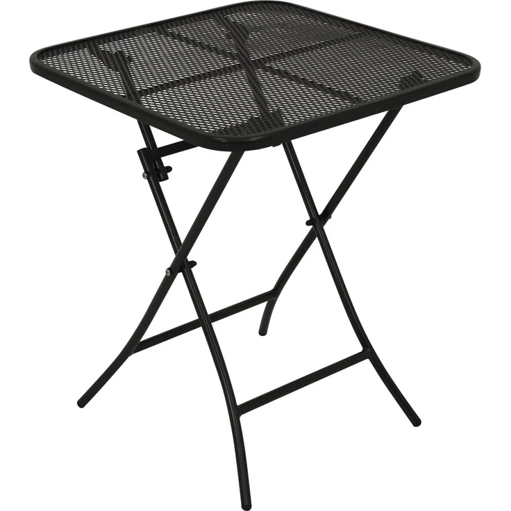 DEGAMO RIVO Klapptisch, Streckmetall, eisengrau, 60x60cm – Bild 1
