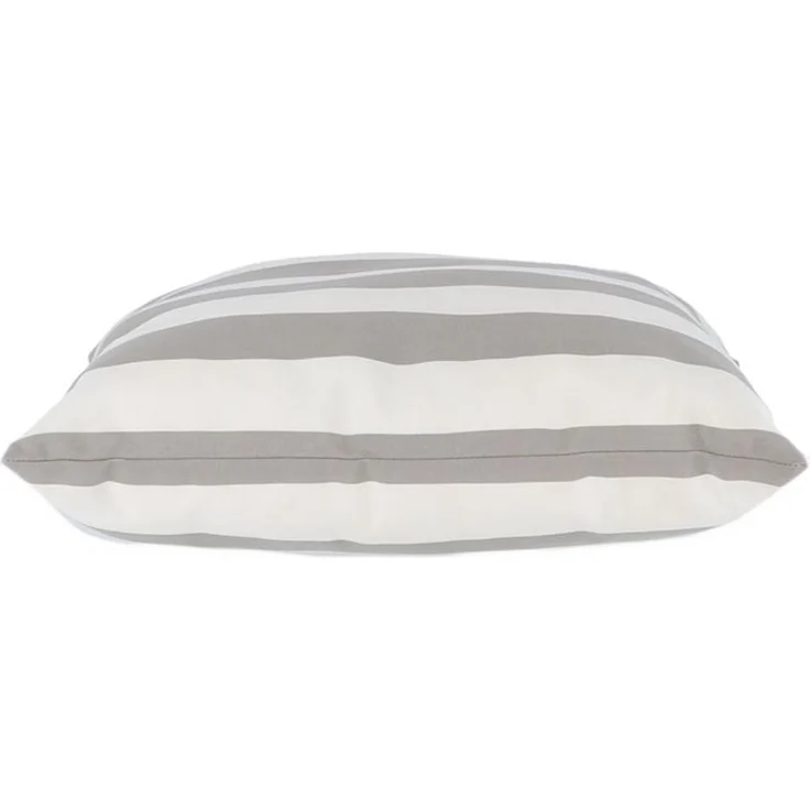 Kissen SOMNIA Streifen weiß/hellgrau 60 x 60 cm – Bild 5