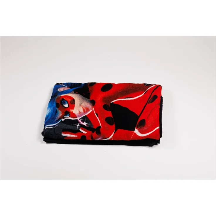 Miraculous Ladybug Badehandtuch aus 100% Baumwolle Strandtuch 70x140 cm – Bild 3