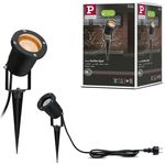 Paulmann 94731 LED Gartenstrahler mit Stecker Goldlicht rund 92mm