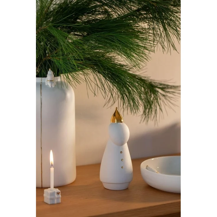 Räder Porzellangeschichten LED Figur Santa im Mantel D. 7cm H. 16,5cm – Bild 2