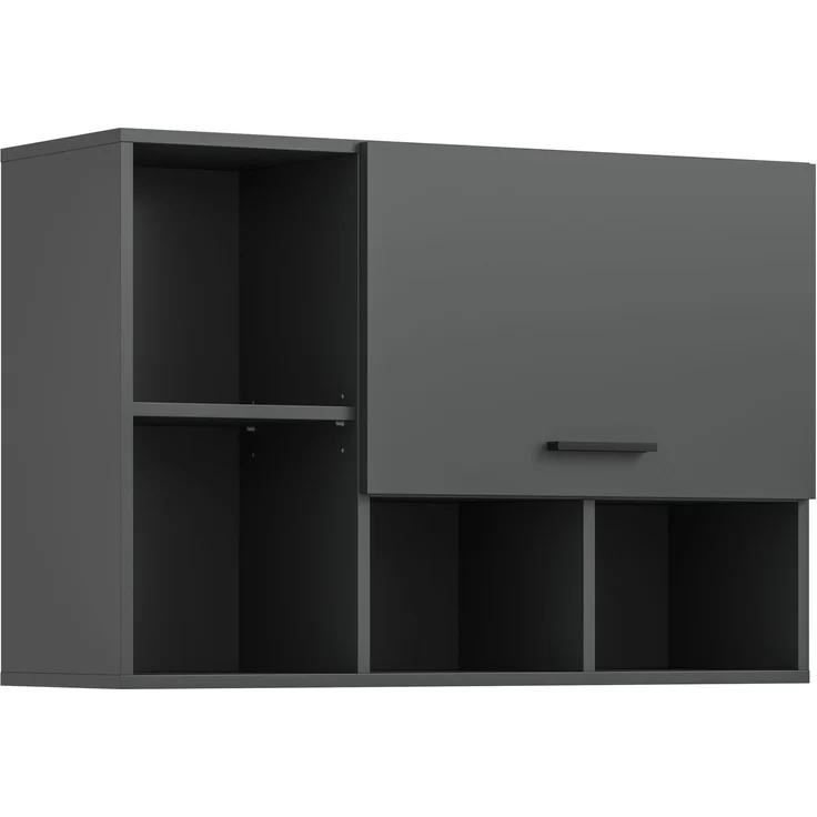 Hängeschrank (B/H/T: 95x64x34 cm) in anthrazit Nachbildung – Bild 1