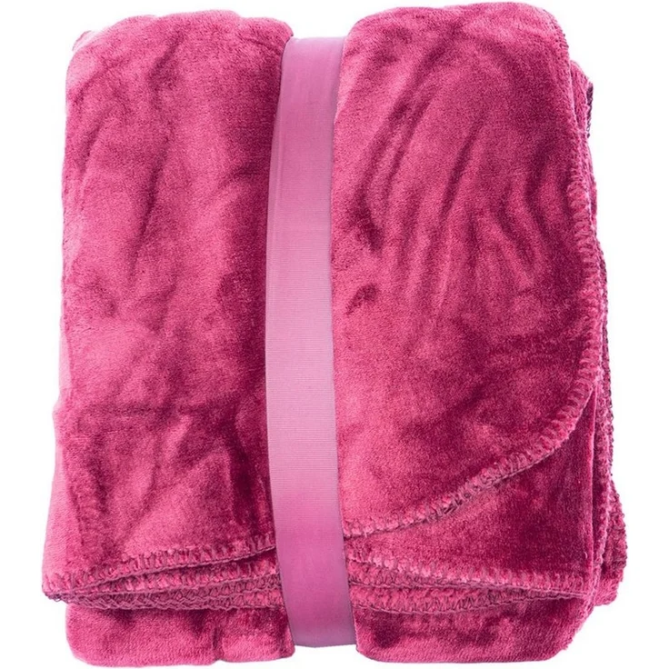 Wohndecke Flanell und Sherpa, VIVA Home, Oberseite weicher Flanell und Rückseite wärmendes Sherpa – Bild 4