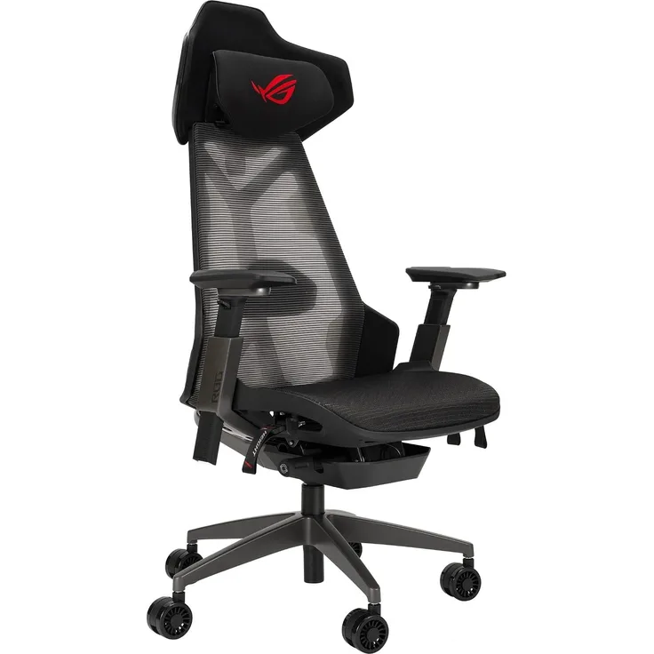 ASUS ROG Destrier Gaming Chair Büro Stuhl - Schwarz - Mesh - Bis zu 150 kg