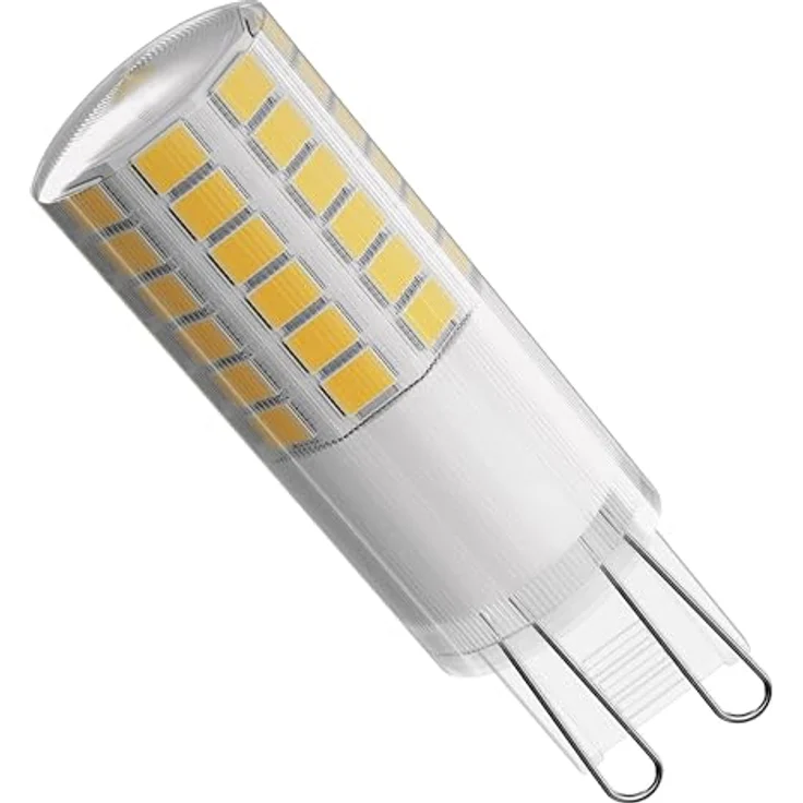 EMOS - G9 LED Lampe CLASSIC 4,3 Watt, ersetzt 48 Watt Halogenlampe - G9 Pin Lampe JC mit Helligkeit 600 Lumen - Neutralweiß 4000 Kelvin - langlebig 30000 Stunden - 300° Abstrahlwinkel - SMD LEDs – Bild 2