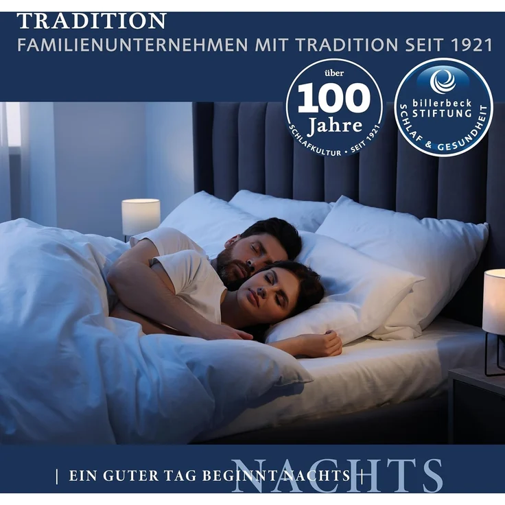 Billerbeck 'Classic Novum' Nackenstützkissen, Visco-Schaum, 40x80 cm – Bild 7