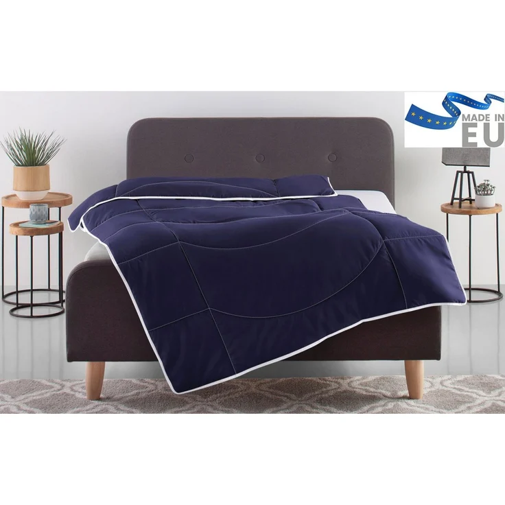OTTO home Microfaserbettdecke Microlux, 100% Polyester, Bettdecke 135x200 cm bis 240x220cm, Füllung: Feuchtigkeitsregulierende 3D Klimafaser (Polyester), Bezug: Microfaser-Feinbatist, fest versteppter Bezug - keine Bettwäsche nötig, Sommer, Winter – Bild 1