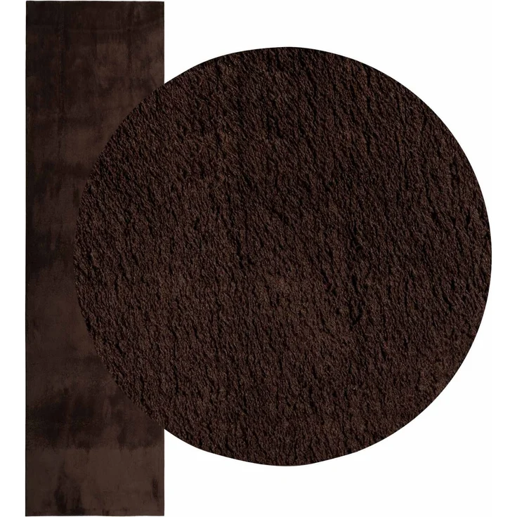 vidaXL Mittlerer Flor weicher und waschbarer Teppich HUARTE Braun 42022519 – Bild 3
