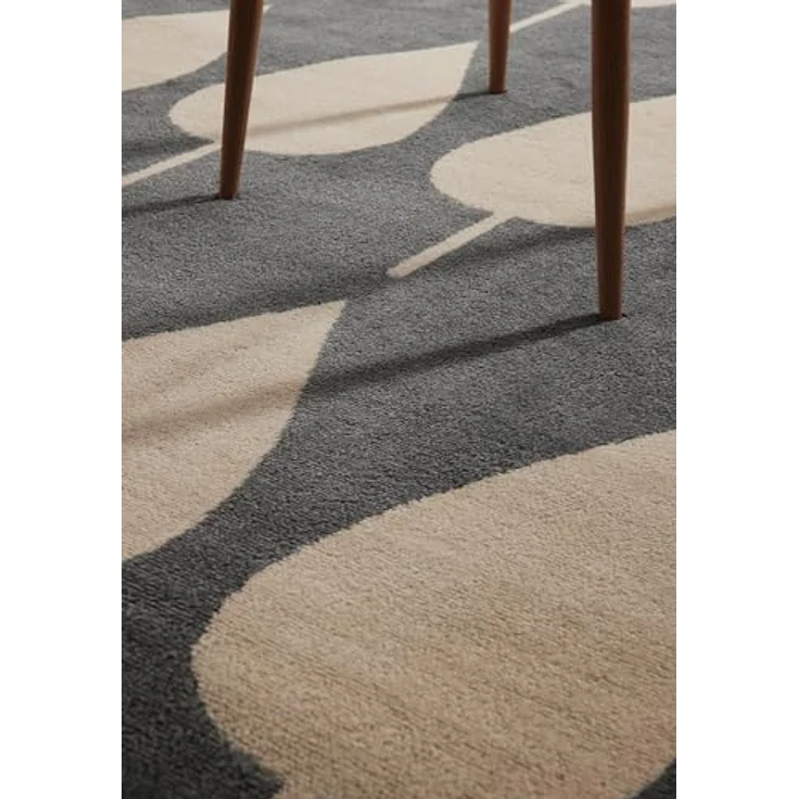 Hanse Home Adventures Kinderteppich - Design Spielteppich Leaves, Modernes Blatt Design, Spielmatte, Krabbelteppich Junge Mädchen für Kinderzimmer, Jugendzimmer, Wohnzimmer - Blau Creme, 160x235cm – Bild 10