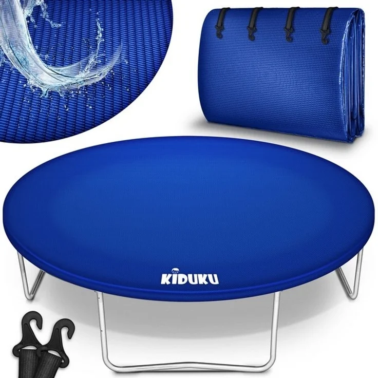 KIDUKU Trampolin Abdeckung Ø244 cm Regenplane Regenabdeckung Abdeckplane Schutzplane – Bild 4