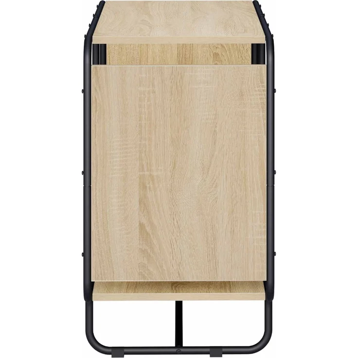 vidaXL Sideboard Sonoma-Eiche 80 x 37.5 x 64.5 cm Holzwerkstoff 8007931 – Bild 4