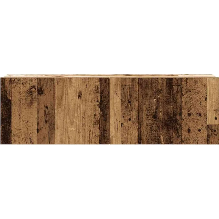 3 pcs TV-Wandschrank, TV Hängeboard Hängeschrank Altholz-Optik 100x30x30 cm Holzwerkstoff – Bild 5