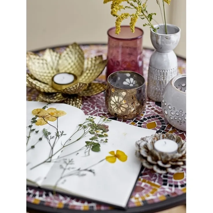 BLOOMINGVILLE Embla Vase Weiß Steingut