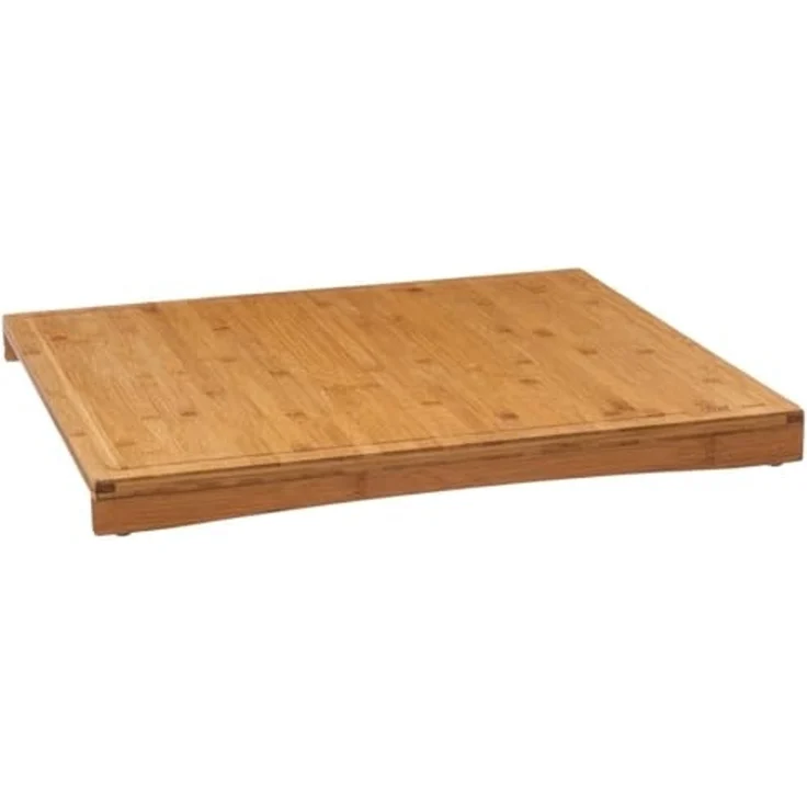 5five Simply Smart Schneidebrett Schneidebrett aus Bambus mit Anschlagkante, 52 x 58 cm, Bambus, (Küchenbrett) – Bild 1