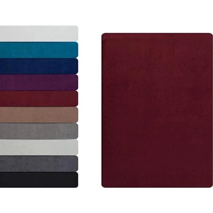 Hometex Premium Textiles Spannbettlaken aus Frottier Stoff bis 23 cm Steghöhe, Frottee, Gummizug: Rundumgummizug, Kuschelig warm und extra weich, ideal für die kalte Jahreszeit – Bild 2