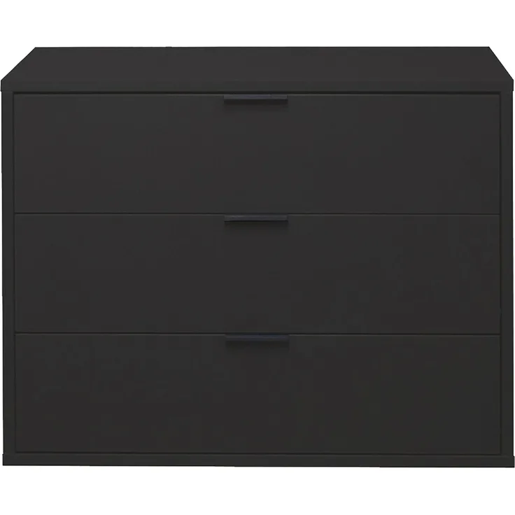 Kommode Erna 81x45x67 Anthrazit matt Lack 14717