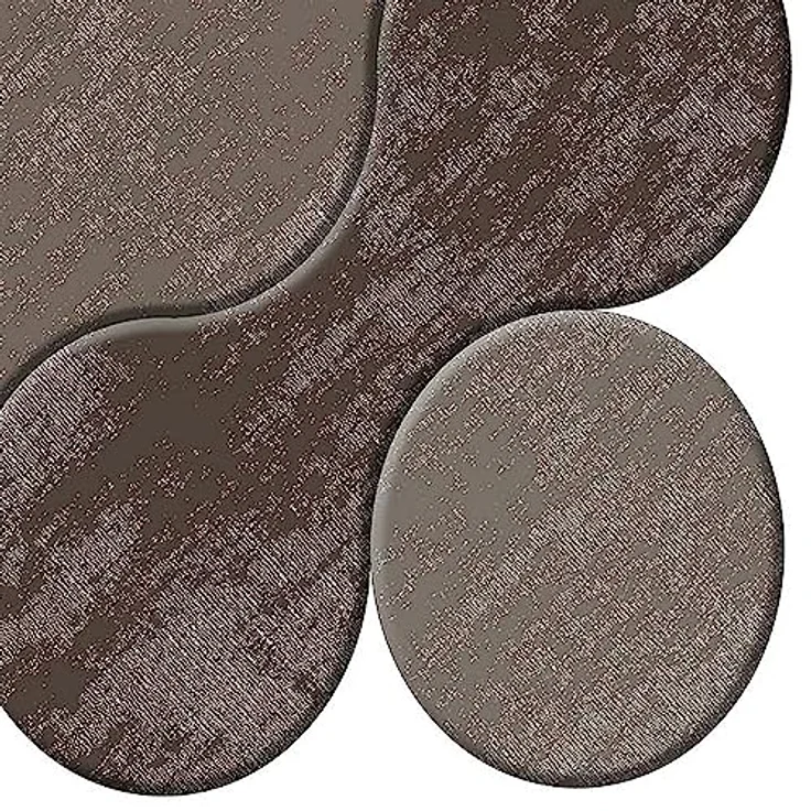 Badteppich Set 2-teilig braun – Bild 5
