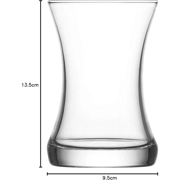 LAV Zen Teegläser aus Borosilikatglas - 6er Set, 170 ml, transparent – Bild 2