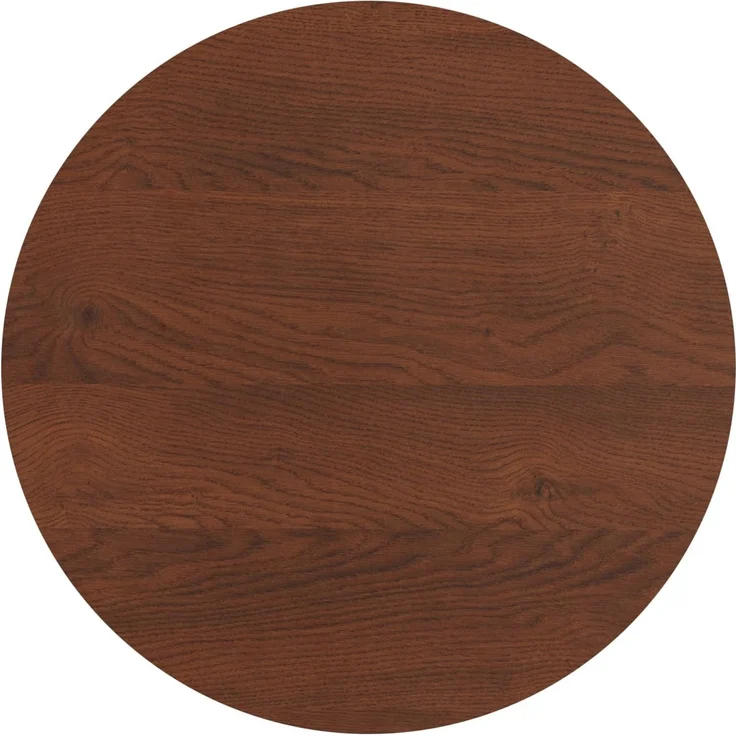 Bistrotisch JELENA Ø70cm Rund Dunkelbraun Holz | Cafétisch Bartisch Gartentisch Outdoor-Esstisch – Bild 4