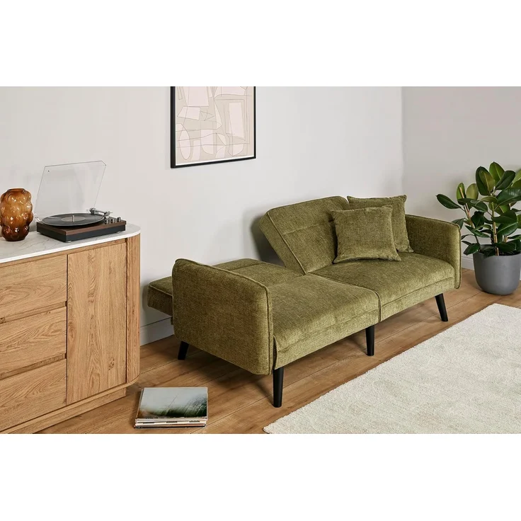 Jahnke SCHLAFSOFA Chillax LINE Boucle Opal Grün – Bild 8