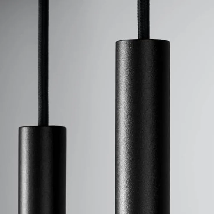 Sollux Lighting Pastelo 2 Pendelleuchte, modern schwarz, 2 Lichtquellen, aus Stahl, Höhe 118 cm, ideal für Wohnzimmer und Schlafzimmer – Bild 6