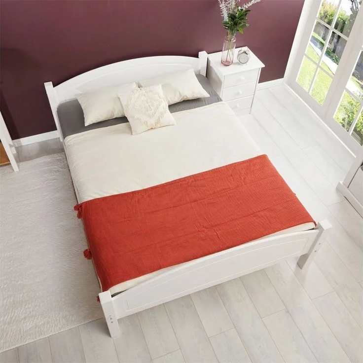 IDIMEX Massivholzbett FLIMS, Massivholzbett Bettgestell Landhausbett Doppelbett Einzelbett Kiefer – Bild 2