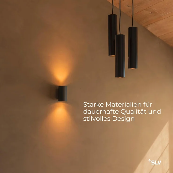 SLV ENOLA®, Pendelleuchte, Pendellänge 150cm, E27, 1x max. 50W, matt schwarz - Pendelleuchten – Bild 4