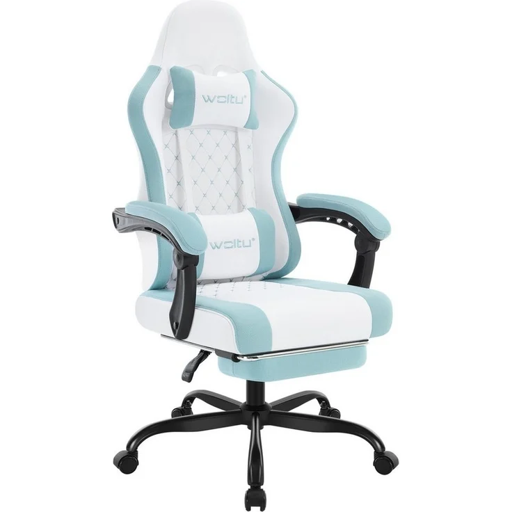 Woltu Gaming-Stuhl (1 St), mit Massagefunktion, ergonomisch, 150 kg, Netzstoff – Bild 5