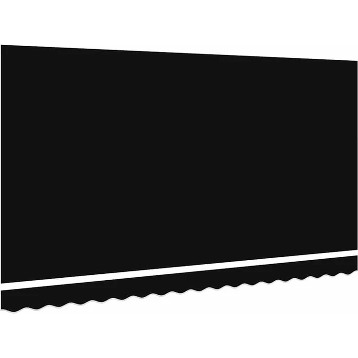 vidaXL Markisen-Ersatzstoff Schwarz 400 x 200 cm Segeltuch 42000543 – Bild 3