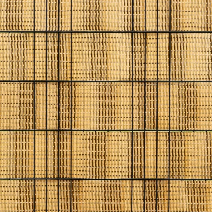 vidaXL Balkon-Sichtschutze 10 Stk. Hellbraun 255x19 cm Poly Rattan 156317 – Bild 5